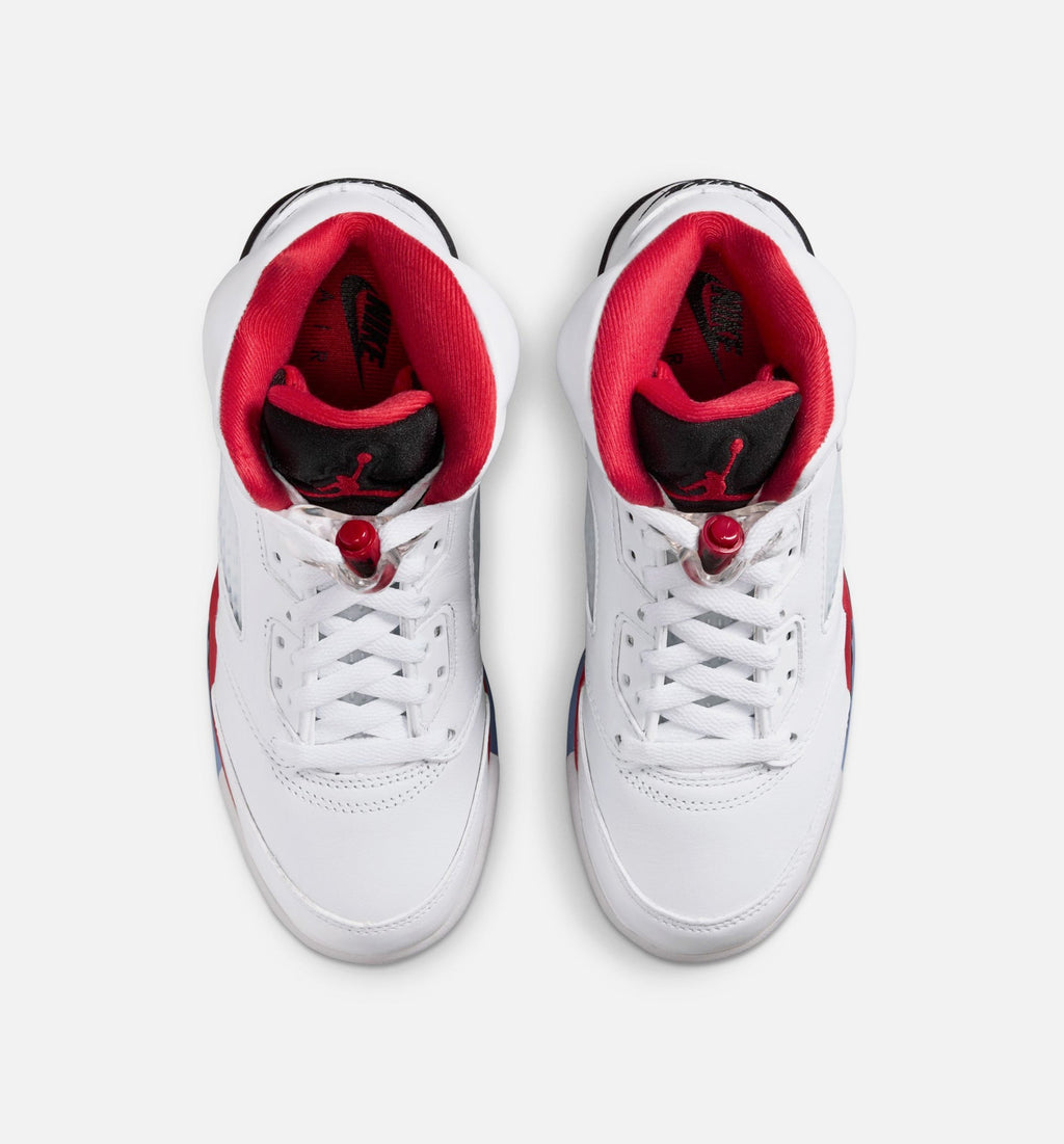 Air Jordan 5 Retro “Fire Red” Grade School Lifestyle Shoes (GS)