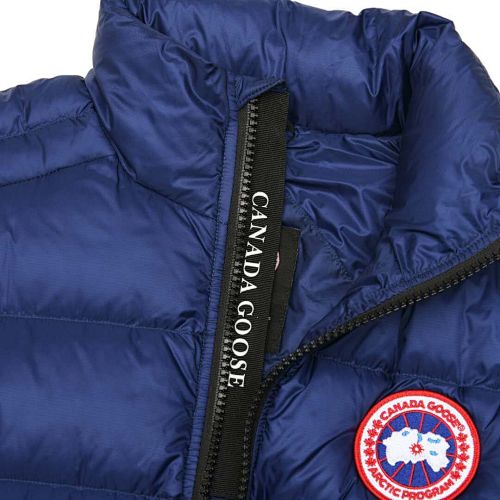 Canada Goose Navy Blue Packable Down Jacket with Stuff Sack