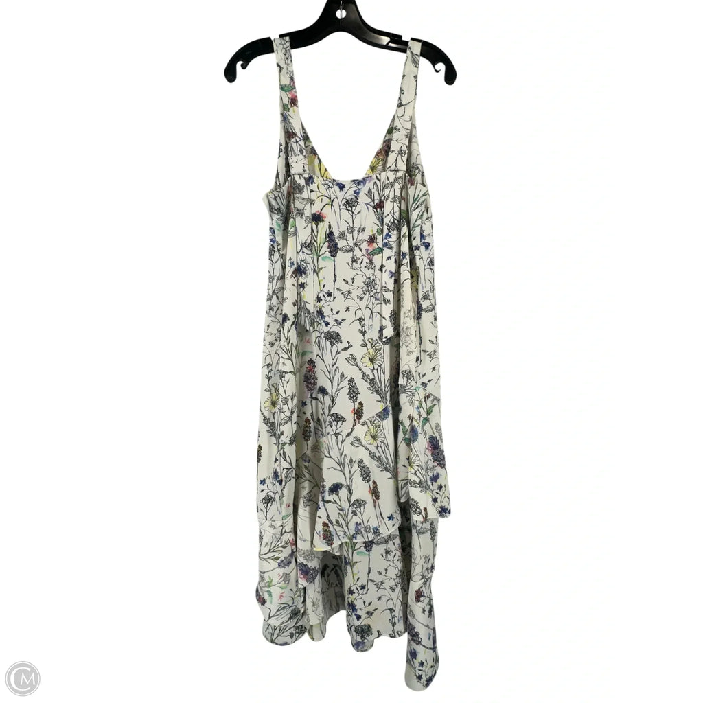 Dress Casual Midi By H&m In White, Size: 6