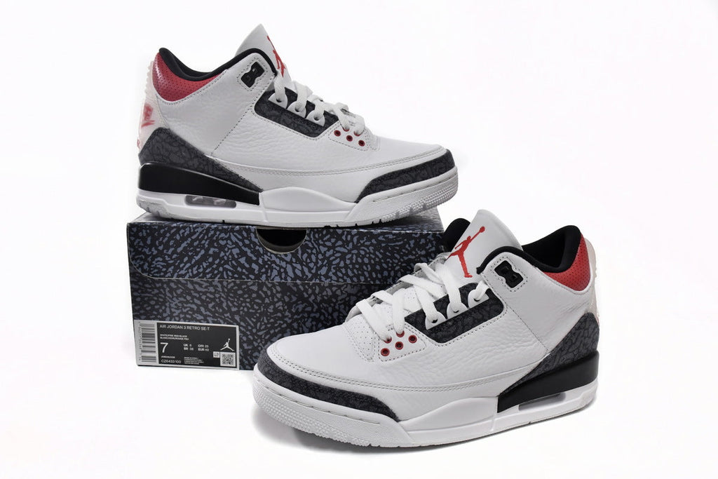Air Jordan 3 Retro SE Fire Red Denim Reps Sneaker CZ6634-100