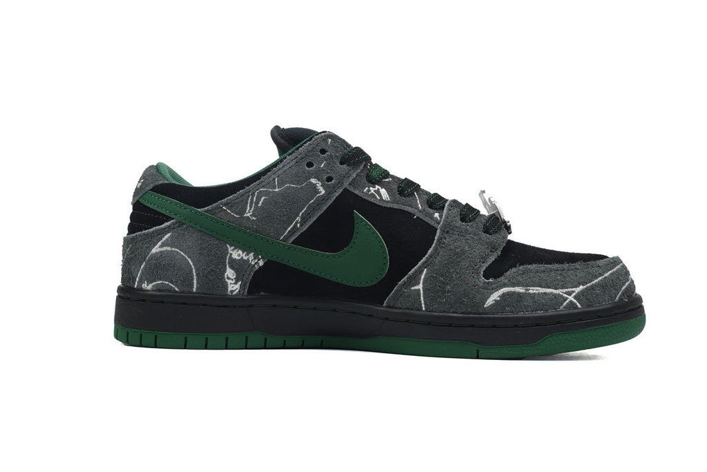 Nike Dunk SB Low THERE Skateboards Black Gorge Green HF7743-001