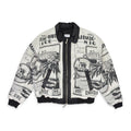 White Vouyage Bomber Jacket