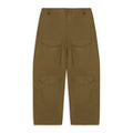 GREEN MULTI POCKET TECH NYLON CARGO TROUSERS