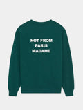 Drôle De Monsieur slogan-print sweatshirt