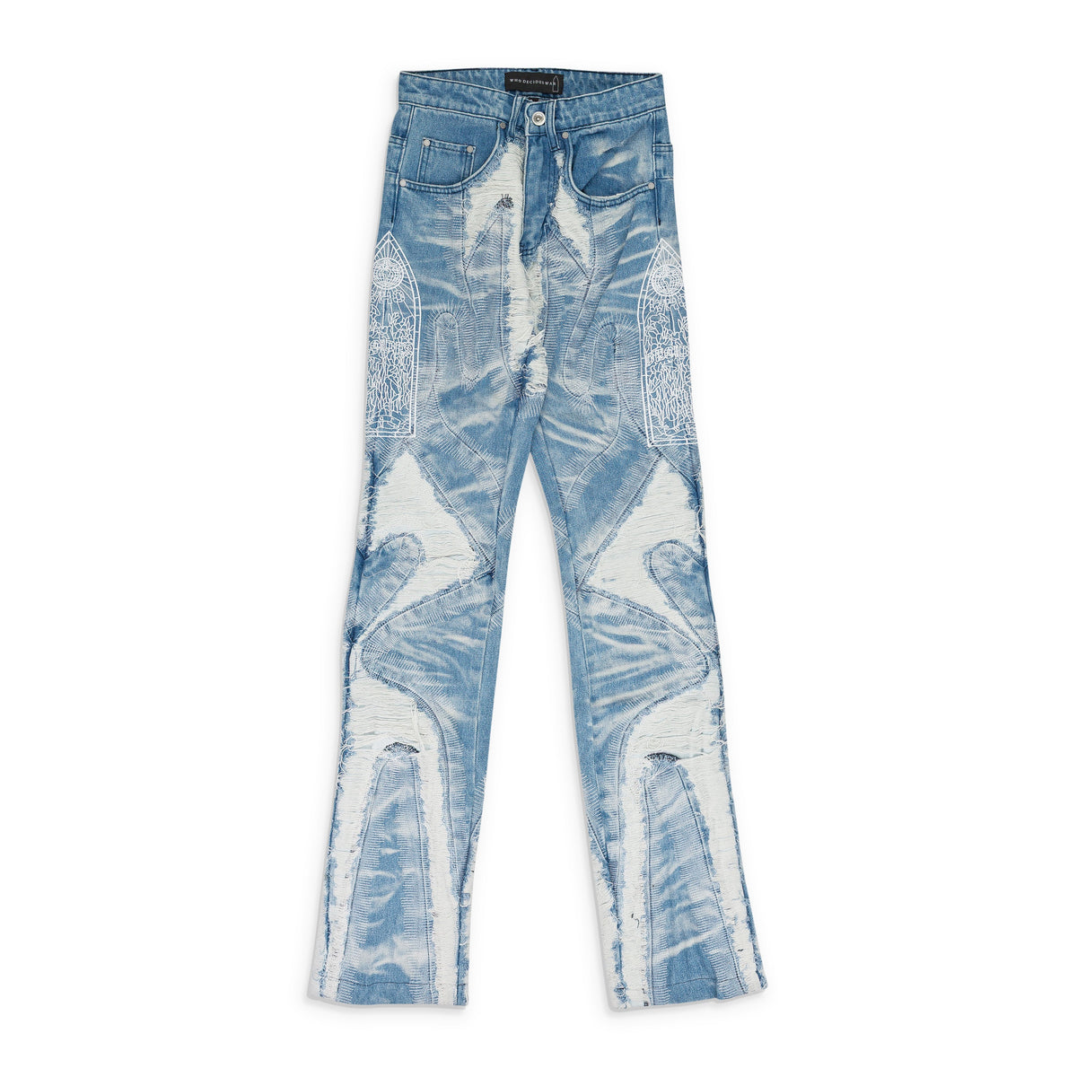 BLUE PATH STRAIGHT JEANS