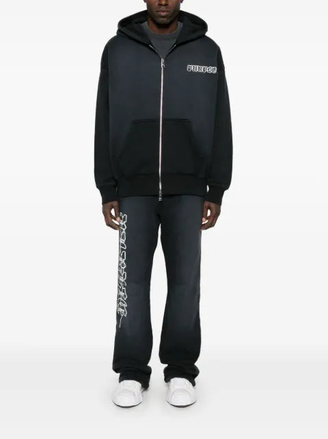 Purple Brand logo-print hoodie