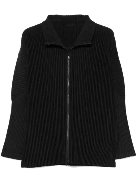 Homme Plissé Issey Miyake plissé-effect zip-up cardigan