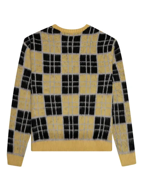 Awake NY checked mohair sweater