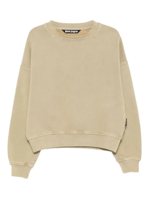 Palm Angels crew-neck cotton sweatshirt