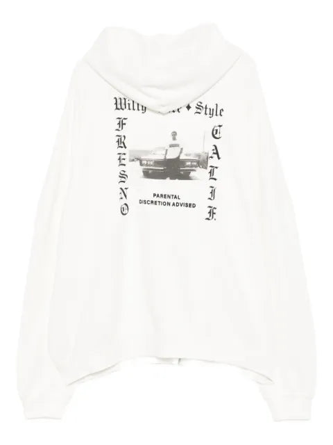 Willy Chavarria zip-up hoodie