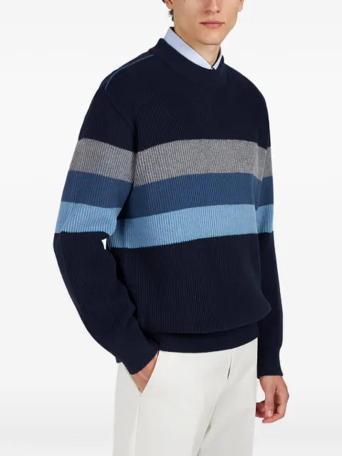 Paul & Shark striped crew-neck sweater