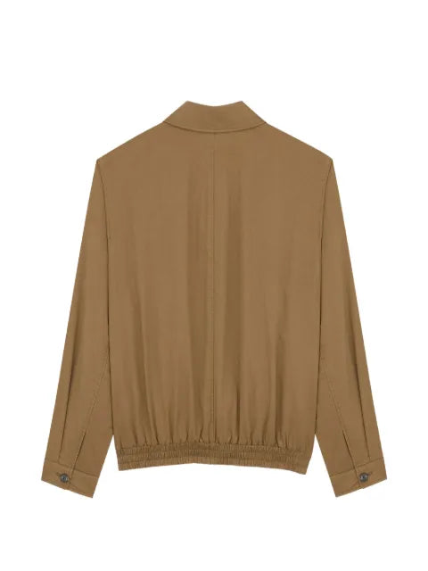 Saint Laurent Cassandre short jacket in cotton serge