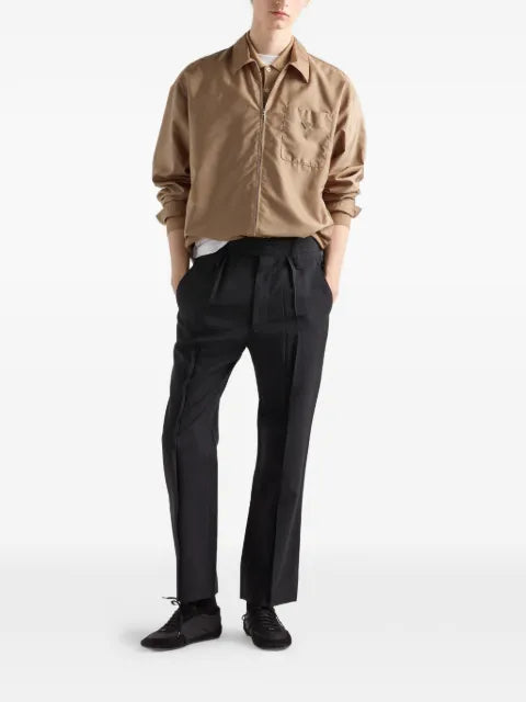 Prada Re-Nylon zipper shirt