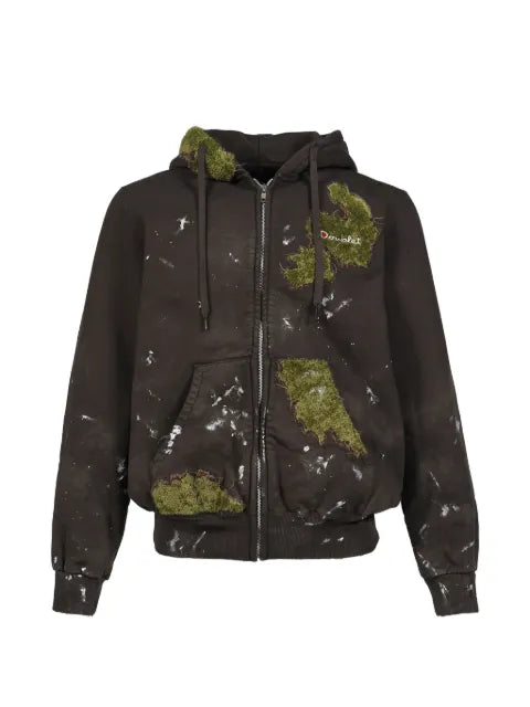 Doublet zip-up hoodie
