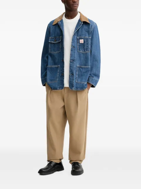 Levi's Updated to Broadway x Workwear corduroy-collar denim jacket