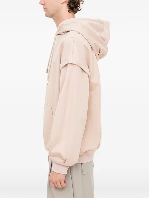 SONGZIO embroidered layered hoodie
