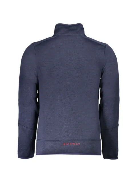 NORWAY 1963 zip-up marl sweater