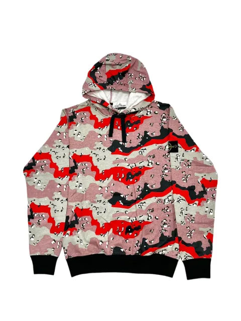 Stone Island Artcol camouflage-print hoodie