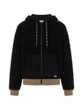 Moschino fleece zip-up hoodie