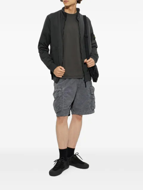 Stone Island 6100063 organic cotton fleece jacket