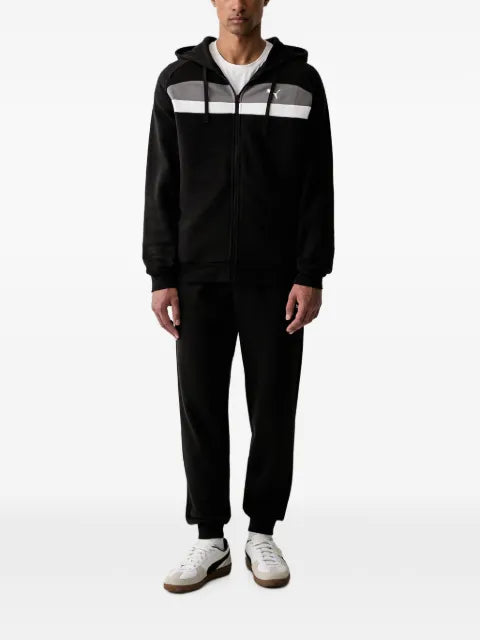 PUMA colour-block zip-up hoodie