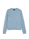 A.P.C. loose grey-blue wool sweater