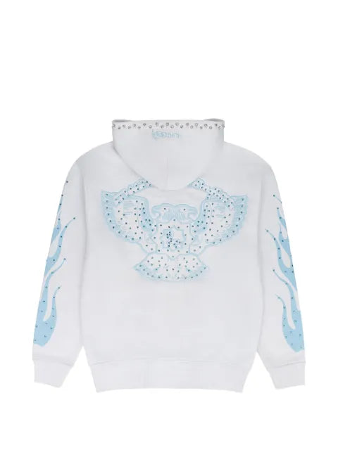 STADIUM GOODS® Chop333r crystal-embellished zip-up hoodie
