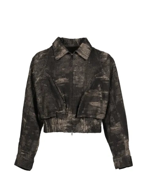 Taakk distressed denim jacket
