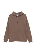 11 11 L.U.C.K. logo-embroidered hoodie