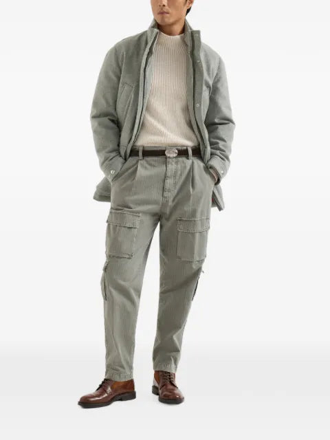 Brunello Cucinelli padded cashmere parka