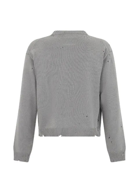 Maison MIHARA YASUHIRO message jacquard knit sweater