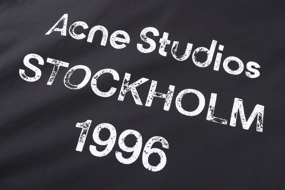 Acne Studios Zip‑Up Collared Harrington Jacket