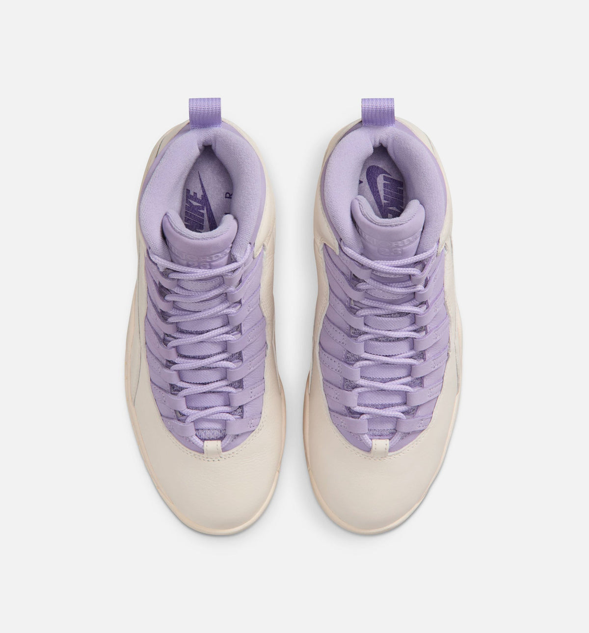 Air Jordan 10 Retro Hydrangeas – Women's Lifestyle Shoe in Chalk/Hydrangeas/Wild Grape