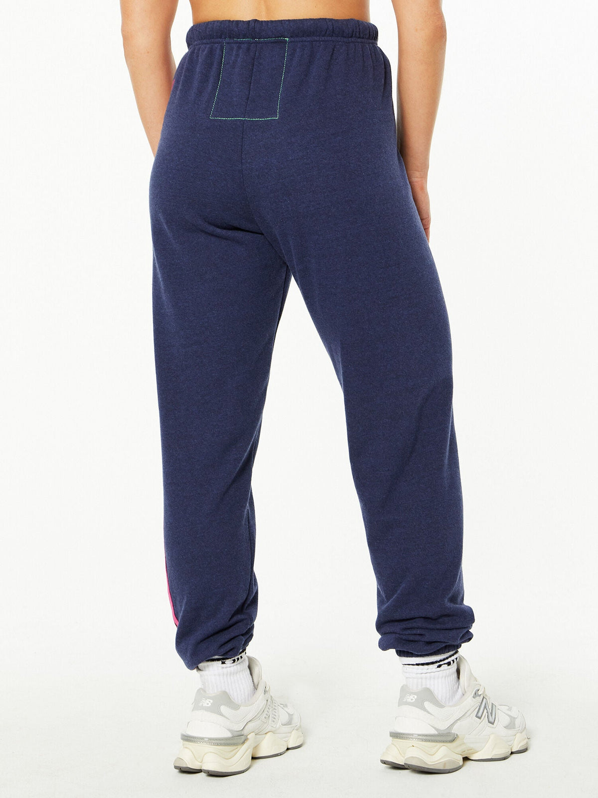 4 STRIPE SWEATPANTS NAVY
