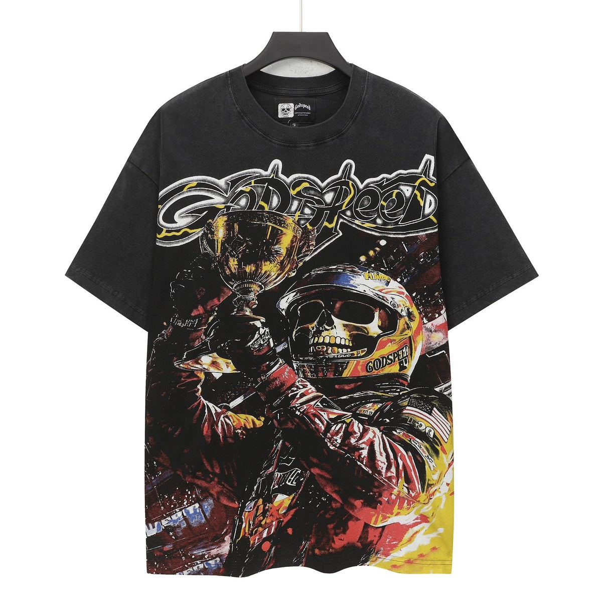 Godspeed Racer Skull Graphic T-Shirt