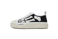 AMIRI Skel Court Lo Bone Black