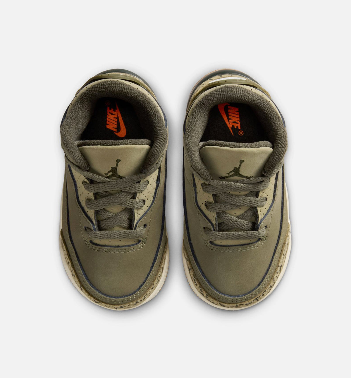 Air Jordan 3 Retro Medium Olive Infant/Toddler Lifestyle Shoe