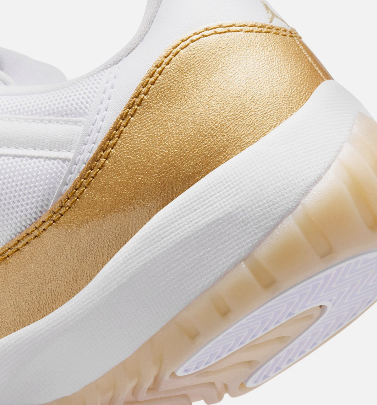 Air Jordan 11 Retro Low Mothers Day Women's Lifestyle Shoes - White/Metallic Gold/Team Gold