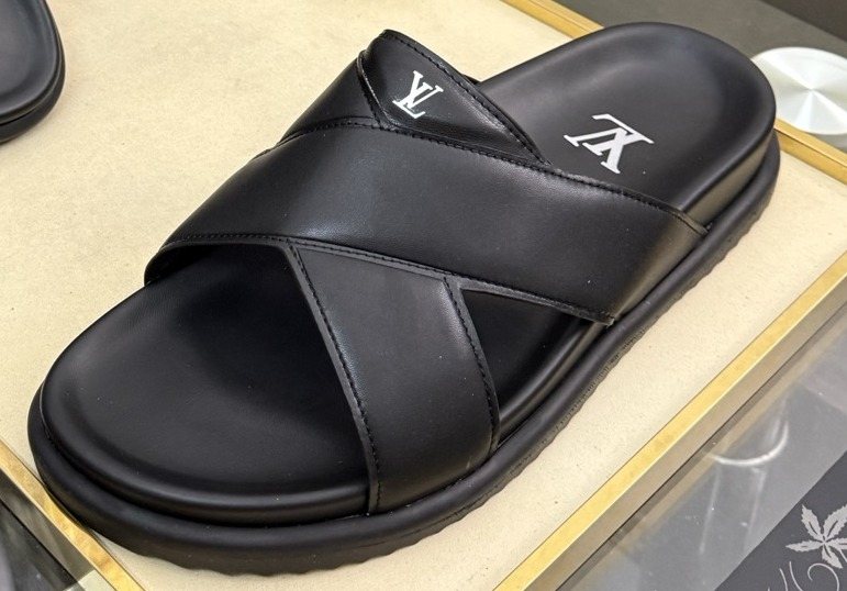 Louis Vuitton Crossover Slide Sandals - Open Toe