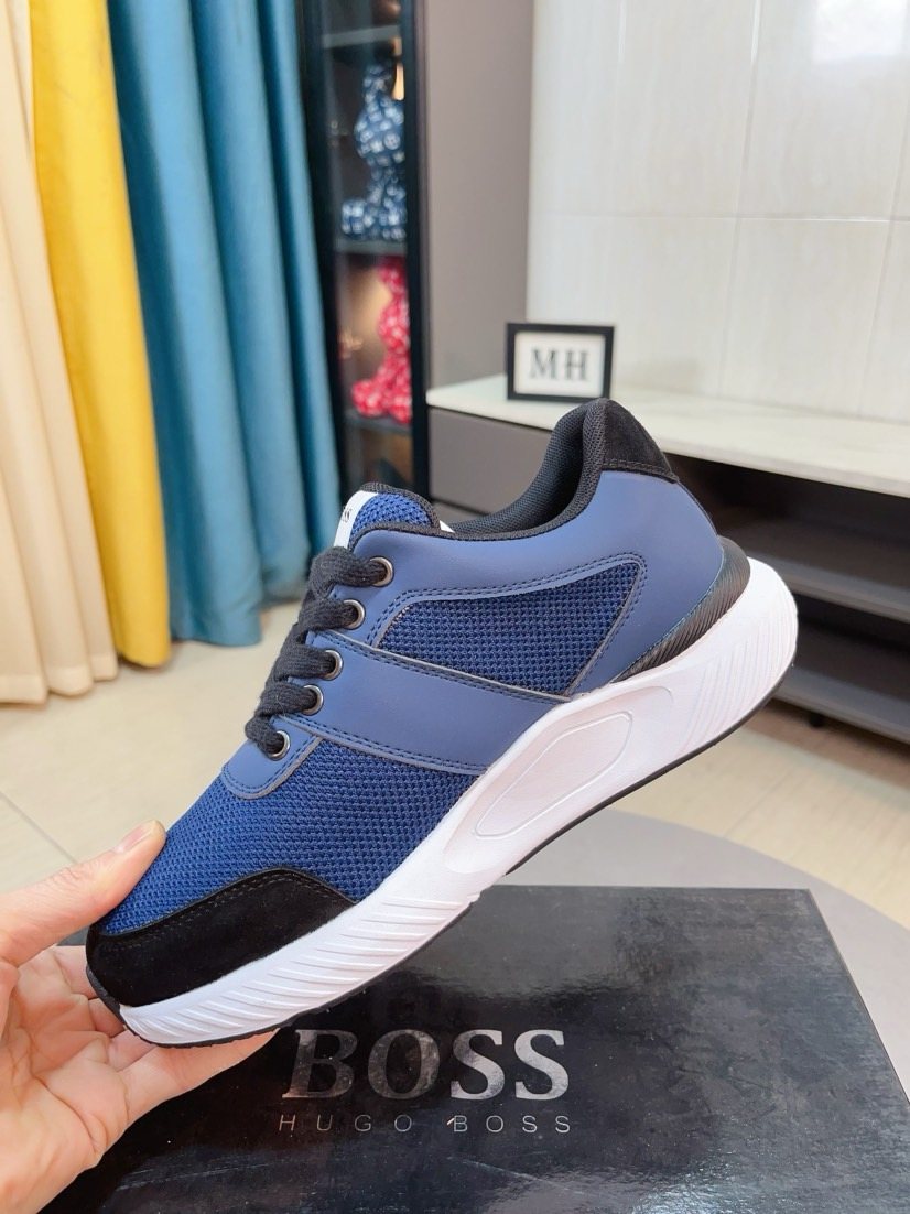Hugo Boss Color-Block Low-Top Sneakers