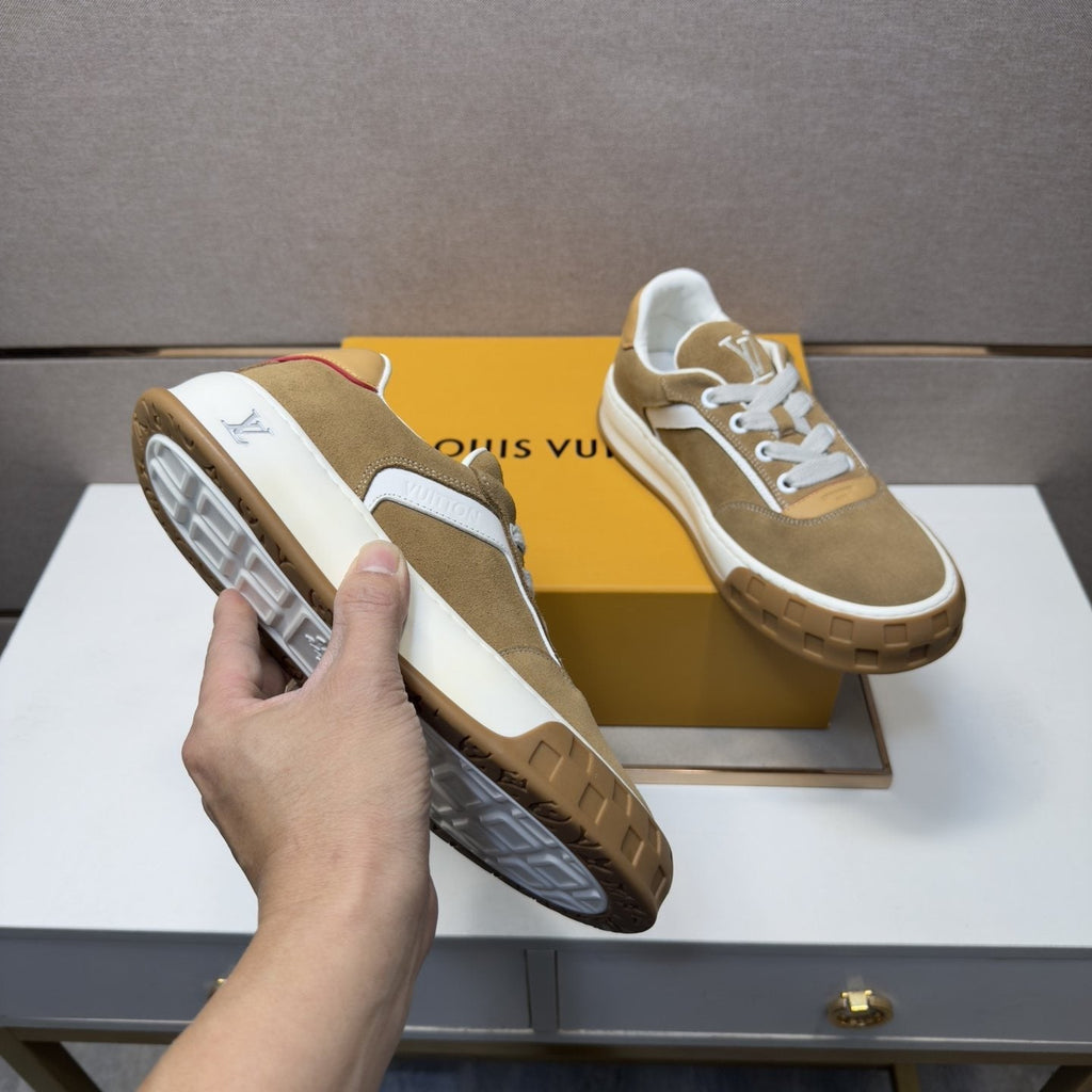 Louis Vuitton Men's Paneled Low-Top Sneakers
